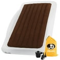 thumbnail image 3 of The Shrunks Twin Air Mattress Travel Bed for Kids and Adults with Pump Portable Inflatable Mattress Cot for Families Single Blow Up Air Bed for Travel, Camping, Sleepovers, or Home Twin Size Floor Bed, 3 of 4