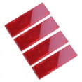 thumbnail image 1 of 4X Advertencia Pegatinas Reflectantes de Placa de Seguridad / Cinta Reflectora para Camión de Coche, Rojo, 1 of 5