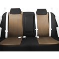 thumbnail image 2 of CalTrend Rear 40/60 Split Back & Solid Cushion Carbon Fiber Seat Covers for 2013-2014 Buick Verano - BU108-06FC Beige Insert with Black Trim, 2 of 3