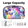 thumbnail image 3 of Unicorn Travel Cord Organizer Case Small with Cable Organizer, USB Pouch, and Phone Charger Organizer - Oxford Cloth Waterproof Storage Bag for Electronic Devices - 5.9x9.44x3.14 in, 3 of 6