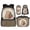 Leopard Strawberry Capybara, variant on Yspwyqan Kids Backpack Set 4Pcs with Lunch Box Pencil Case Water Bottle Bag, Strawberry Sloth Lightweight Double Zipper Bookbags for School Travel