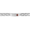thumbnail image 5 of Customized Men's Stainless Steel 8-Inch Medical Alert ID Bracelet, 5 of 5