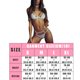 thumbnail image 4 of Conjunto de ropa interior encantadora para mujer Sujetador de lencería hueca de encaje Panty G-string Gift, M, Blanco Vogacara XX000153-04, 4 of 7