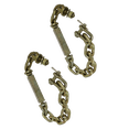 thumbnail image 3 of Universal 3-Point Hitch Chain Stabilizer Turnbuckle, Sway Control Link for Tractor 3-Point Hitch, Fits Category 1 Implements, 3 of 4