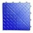 thumbnail image 3 of Big Floors RaceDeck Diamond Plate Design, Durable Interlocking Modular Garage Flooring Tile (12 Pack), Royal Blue, 3 of 4
