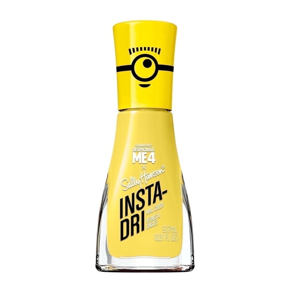 Sally Hansen Insta-Dri Despicable Me Nail Polish | Quick Dry, Long Lasting, Streak-Free Shine | Opaque, Glossy | 770 Hella Yella | Yellow Nail Color