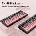 thumbnail image 2 of Teclado mecánico inalámbrico para juegos ZORNHER ZH870 Pink, 2 of 9