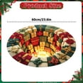 thumbnail image 4 of Christmas Decorations Carpet 3D Stereo Christmas Round Carpet Christmas Tree Snowman Holiday Scene Mat Non Christmas Decorative Rug For Living Room And Bedroom Visual carpet, 4 of 5