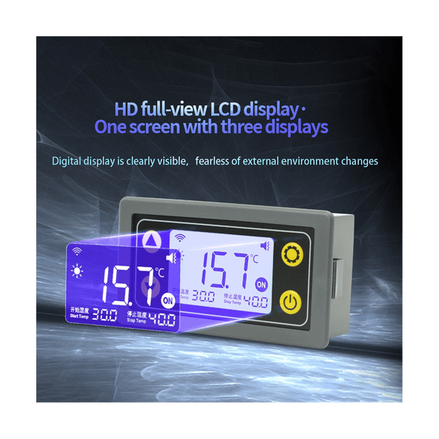 ST10W 10A Remote WIFI Thermostat Temperature Controller Module DC6-30V Heating APP Timing Work Temperature Meter A