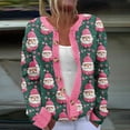 thumbnail image 2 of GA WEIHUA Deals,Ugly Christmas Sweater for Women Cute Xmas Santa Claus Cable Knit Sweaters Long Sleeve Open Front Cardigan Winter Button Down Coats Outerwear Jackets(Multicolor,XXXXXL), 2 of 3