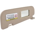 thumbnail image 3 of cciyu Left Driver Side Sun Visor fit for 2011-2014 for Hyundai Elantra Beige Without Sunroof Sun Visor Replaces 852103X000TX, 3 of 5
