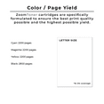 thumbnail image 3 of Zoomtoner Compatible Canon Color ImageClass LBP-612CDW Canon 045H laser Toner Cartridge Set High Yield Black Cyan Magenta Yellow, 3 of 5