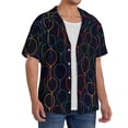 thumbnail image 2 of Lukts Colorful Balloons for Men's Hawaiian Shirt Beach Short Sleeved Button top-Small, 2 of 5
