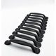 thumbnail image 2 of 10x 96mm Black Kitchen Cabinet Door Pull Cabinet Drawer Bedroom Furniture Handle Aluminum Alloy Handle, 2 of 5