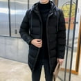 thumbnail image 5 of Mwjwdo Men's Hood Puffy Quilted Jacket Winter Warm Long Puffer Coat Windproof Full Zip Thicken Outerwear with Pockets Black XXXXXL, 5 of 7