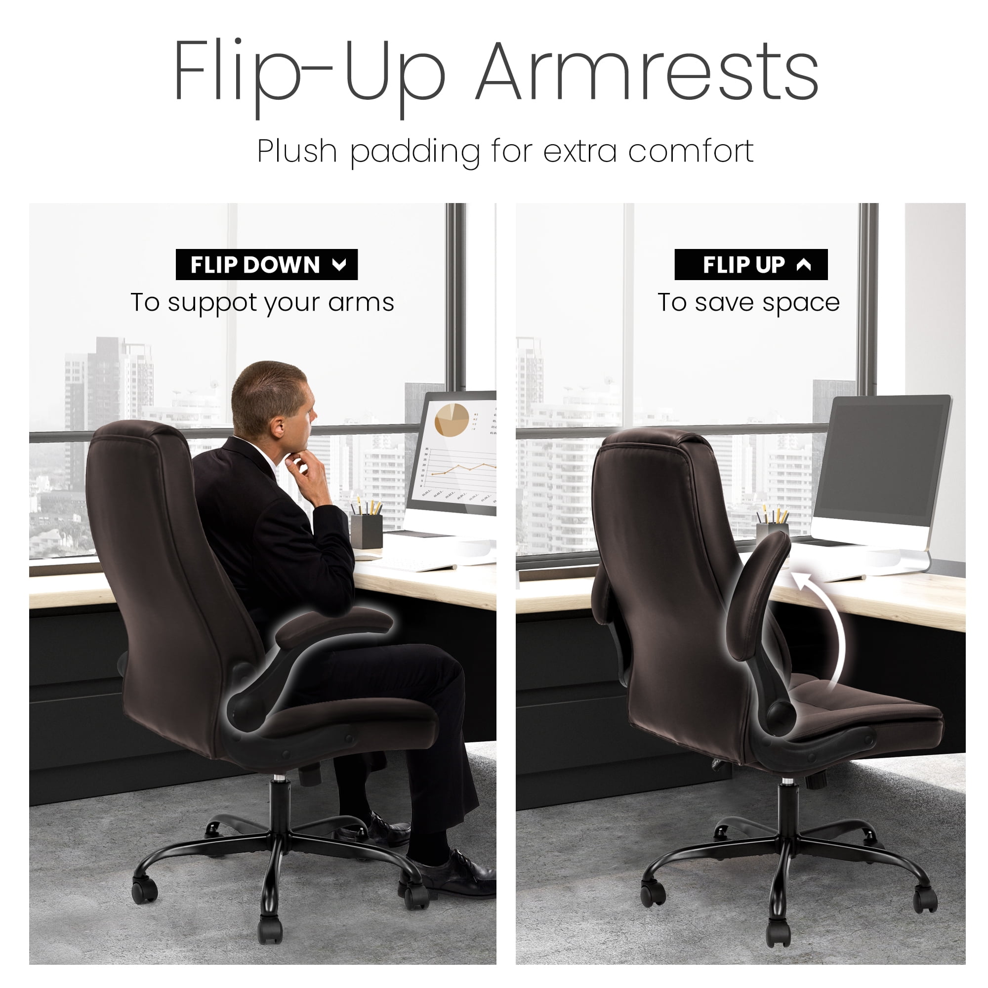 Office chair with extra padding sale