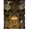 thumbnail image 2 of Kaveney, Wendy 25x32 Black Ornate Wood Framed with Double Matting Museum Art Print Titled - Italy, Parma Church of Mary of the Fence, 2 of 4