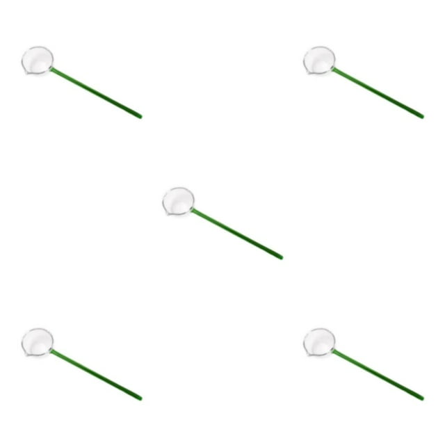 Guardoinrt Ladle Spoon for Cooking Sauces and Gravy in Restaurants Green 252x62mm 5Set