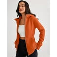 thumbnail image 4 of ORUYROP Womens Zip Up Hoodies Fleece Jackets Sweatshirts Fall Outfits Sweaters With Pockets Winter Y2k Clothes, 4 of 7