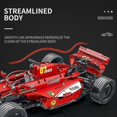 thumbnail image 3 of The Red F1 Super Fast Racing Car 11007 Model Building Blocks Bricks 1:8 Technical Set Furious Toys For Children Boys, 3 of 4