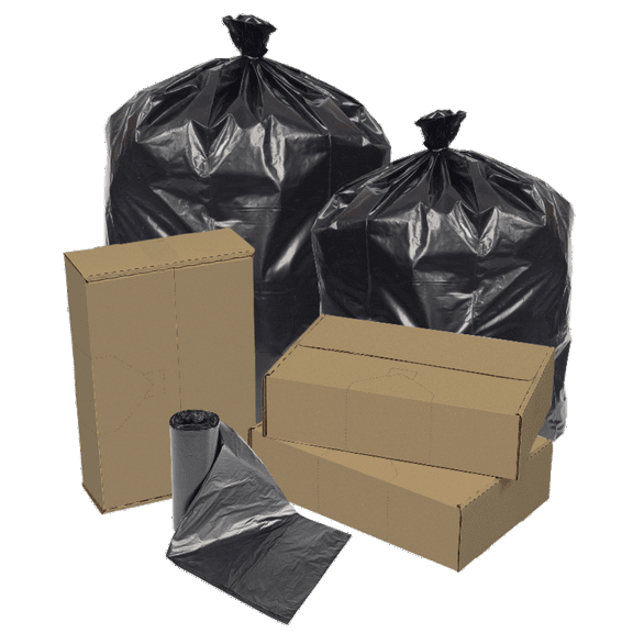 Pitt Plastics Repro Liners, 43" x 47", Black, Case Of 100