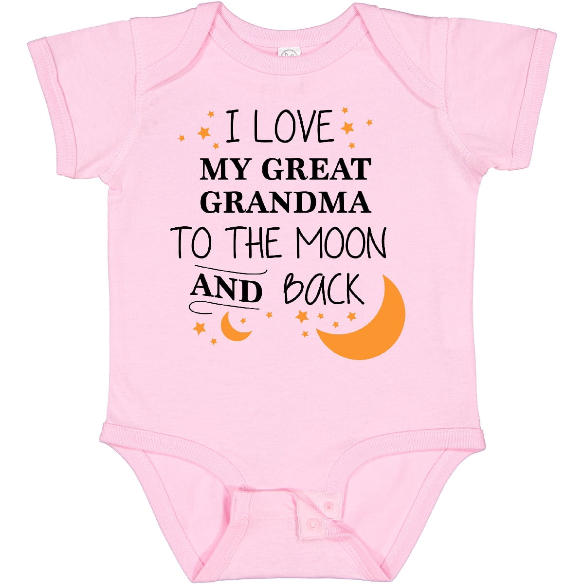 Inktastic I Love My Great Grandma to the Moon and Back Boys or Girls Baby Bodysuit