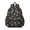 Mushroom and Dots Black Pattern, variant on Mushroom and Dots Black Pattern Cute School Backpack with Padded Back and Adjustable Shoulder Straps 13.4"x11"x4.7"