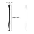 thumbnail image 3 of Unatoiry Egg Beater Baking Long Handle Seasoning Spoon Stirrer Portable Handheld Reusable Foam Milk Frother Whisking Mixer White 1Set, 3 of 6