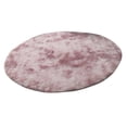 thumbnail image 4 of Alfombra de Piso Redonda Shaggy Alfombra Dormitorio Del área Alfombra 100cm - Rosa SM SunniMix Alfombra de piso Alfombrillas, 4 of 7