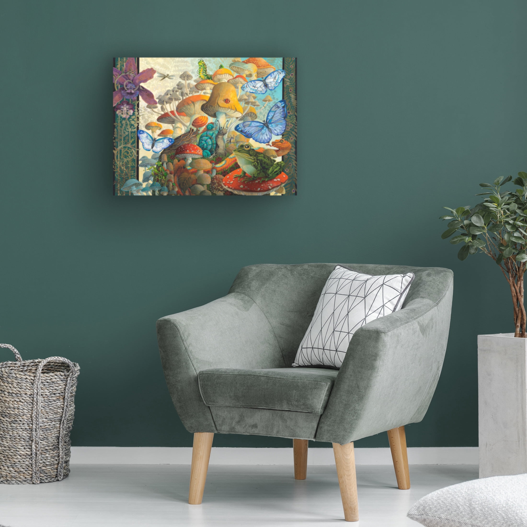 Canvas Wall Art - David Galchutt 'Micro Dramas' Wall Art for Living Room, Bedroom, or Office Décor by Trademark Fine Art - 32 x 24 Inches