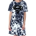 thumbnail image 3 of DC Comics Womens' Superman Tie-Dye Logo Nightgown Sleep Pajama Shirt, 3 of 5