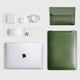 thumbnail image 4 of Adecuado para bolsa de revestimiento para computadora portátil Apple Xiaomi Huawei 13/14/15/16/pulgadas, bolsa para computadora de cuero PU engrosado no magnético, 4 of 5