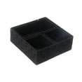 thumbnail image 2 of 4 cestas de almacenamiento tejidas, divisor de cajón, organizador multiusos para baño, contenedores de almacenamiento para cocina, despensa, oficina, Negro, 2 of 8