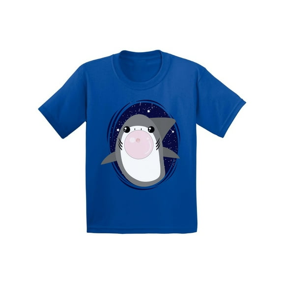 Awkward Styles Infant Shark Shirts Cute Shark T-shirts for Baby Boys and Baby Girls Shark Funny Shark Birthday Tshirt Shark with a Pink Gum Kids T shirt Animal Lover Gifts