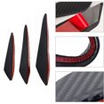 thumbnail image 4 of 6pcs Carbon Fiber Car Front Bumper Cana Diffuser Lip Splitter Accessories. -, 4 of 4