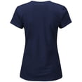 thumbnail image 2 of Women's Majestic Navy New York Yankees Compulsion to Win Plus Size V-Neck T-Shirt, 2 of 3