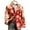 #020-Red, variant on Donemore Men's Christmas Corduroy Blazer Notched Lapels & Single-Breasted Long Sleeve Xmas Printed Jacket Holiday Retro Overcoat