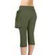 thumbnail image 2 of Pantalones Largos de Pierna Ancha para las Mujeres Pantalones Casuales de Cintura Elástica Alta, Pantalones de Mezcla de Poliéster de Ajuste Suelto Recto, 2 of 4