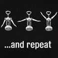 thumbnail image 3 of CafePress - Wine Open And Repeat Women's Dark T Shirt - Women's Traditional Fit Dark T-Shirt, 3 of 4