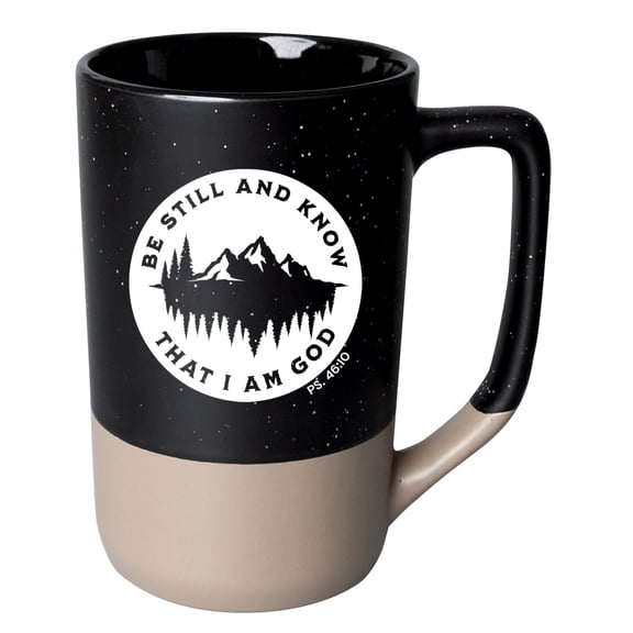 DEXSA Be Still And Know Designer 16 oz Ceramic Mug