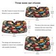 thumbnail image 5 of WOBOGO Cartoon Christmas Stockings Car Windshield Sunshades Autopilot Lightweight Accordion Sun Visor 57×31.5in, 5 of 8