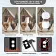 thumbnail image 3 of Light Switch Cover Switch Plate Outlet Cover Plug Cover for Electrical Unused Outlet Cover Chicken and Rooster, 3 of 6