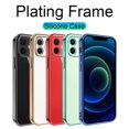 thumbnail image 5 of Luxury Square Silicone Clear Phone Case For iPhone 11 12 13 Pro Mini Xs Max X Xr Se 2020 7 8 Plus Soft Cover Plating Farme Shell, 5 of 5