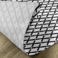 thumbnail image 5 of Ambesonne Modern Place Mats Set of 4, Minimalist Brushstokes, Standard Size, Charcoal Grey White, 5 of 6