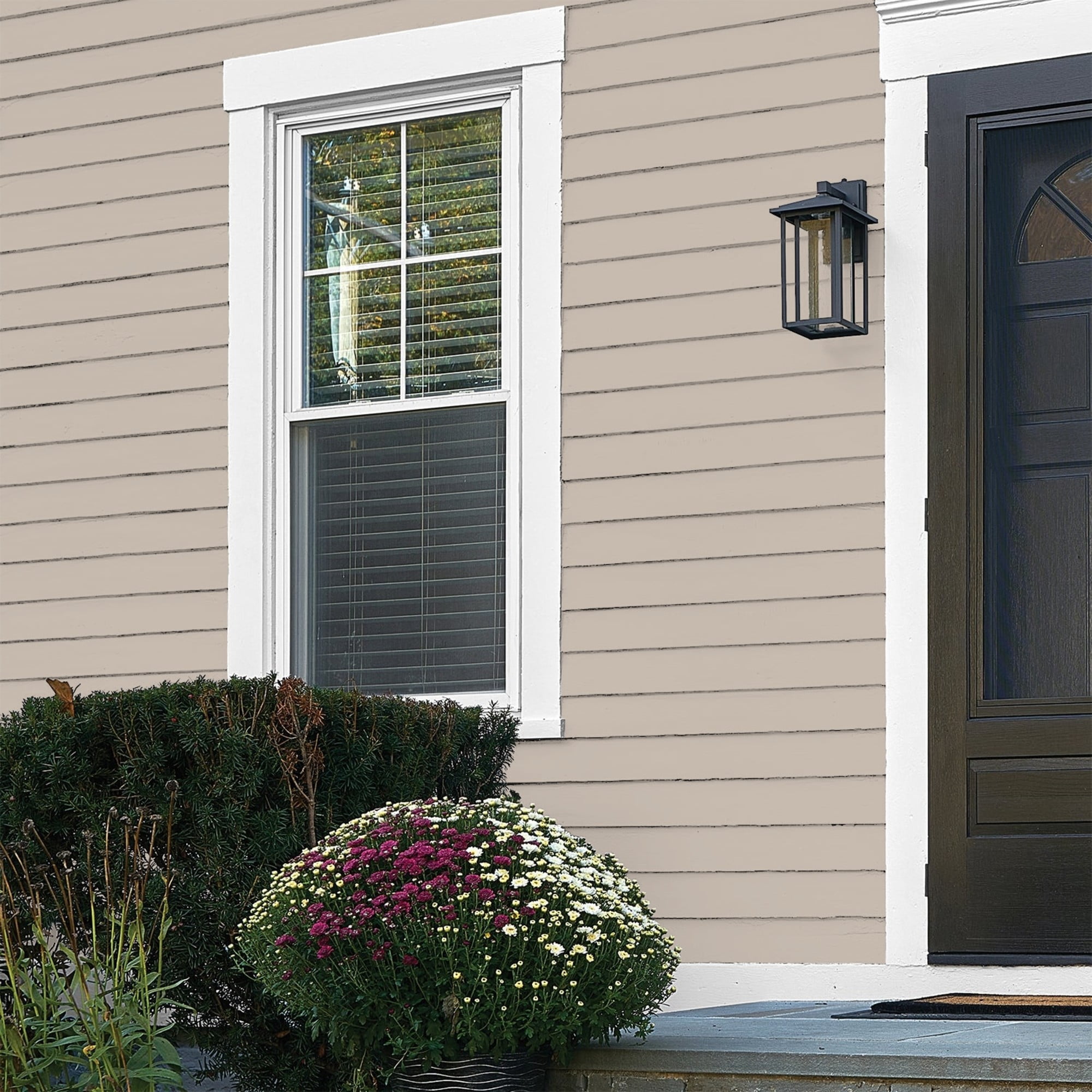 Glidden Fundamentals Legendary / Beige, Flat Exterior Paint, 1 Quart
