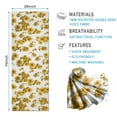 thumbnail image 2 of White Yellow Flower Sunflower Pattern Hot Yoga Mat Towel Non Slip for Hot Yoga - Quick-Drying Yoga Mat Cover with 4 Corner Pockets with Travel Bag - Hot Yoga Towel Non Slip 70"x26", 2 of 6
