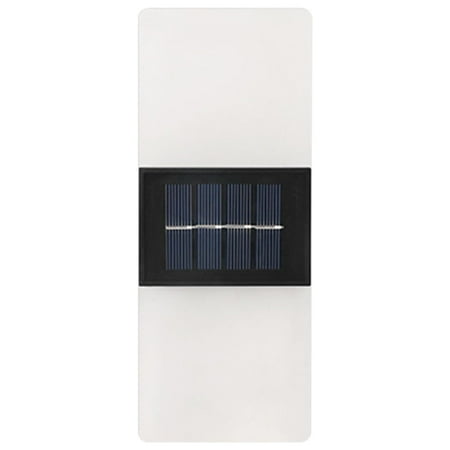 

yilyih Solar Lights Outdoor Garden 2Pcs Solar Fence Lights Led Solar Wall Lights Outdoor Ip65 Outdoor Wall Lamps for Backyard Garden Garage and Pathwa Solar Outdoor Lights Garden