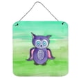 thumbnail image 1 of Impressions Murales Ou de Porte Hibou Violet Aquarelle, 1 of 1