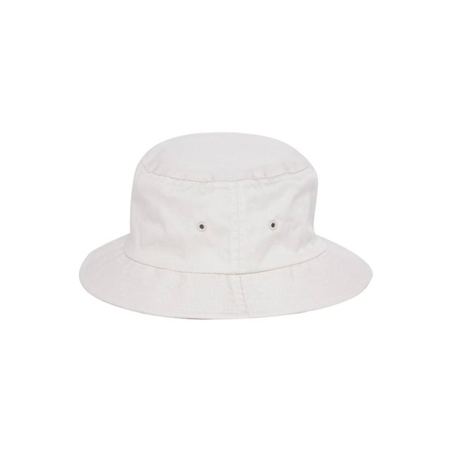 Chapeau Bob en Mélange de Coton Sergé, Beige Petit