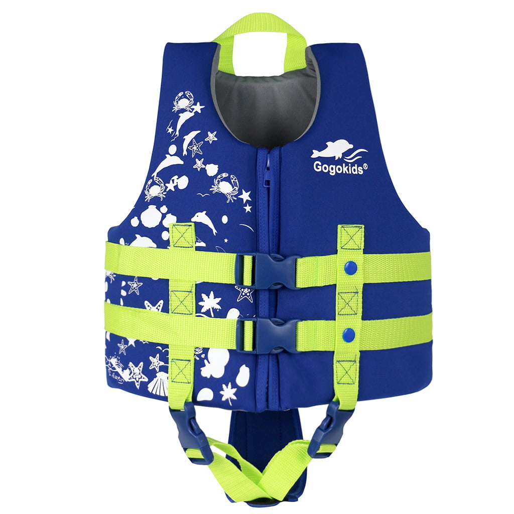 Swim Vest Kids,Childrens Life Jacket Striped,Boys Girls Float Jacket Floatation Swimwear with Adjustable Straps,Buoyancy Vest Aid Suitable for Swimming Learning 20-30KG